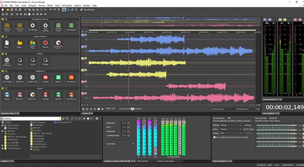 Sound Forge Pro 14 para Windows 64 bit