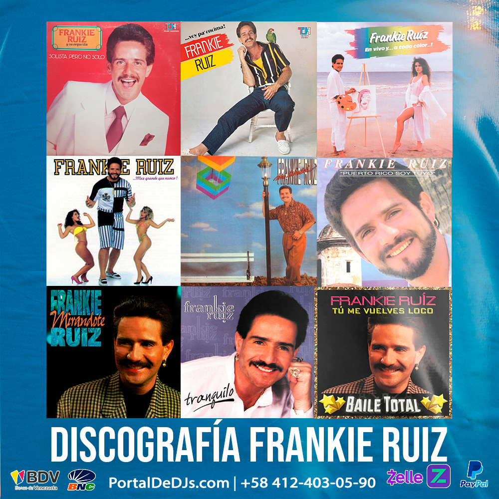 Pack Discografía Completa Frankie Ruiz – "El Papá de la Salsa" (1980 - 1996) - Image 2