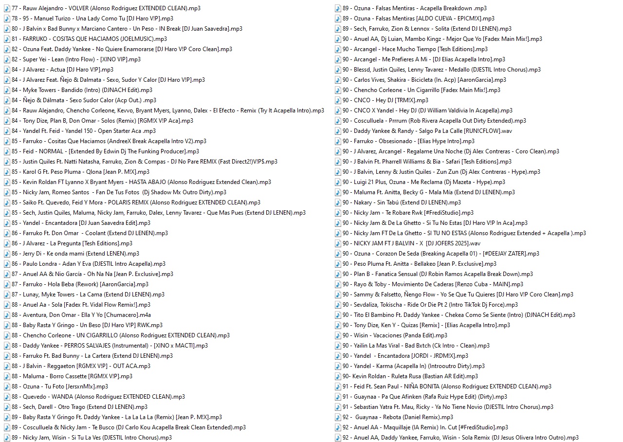 Pack Reggaeton Éxitos +240 MP3 320 kbps (Colección Premium) - Image 2