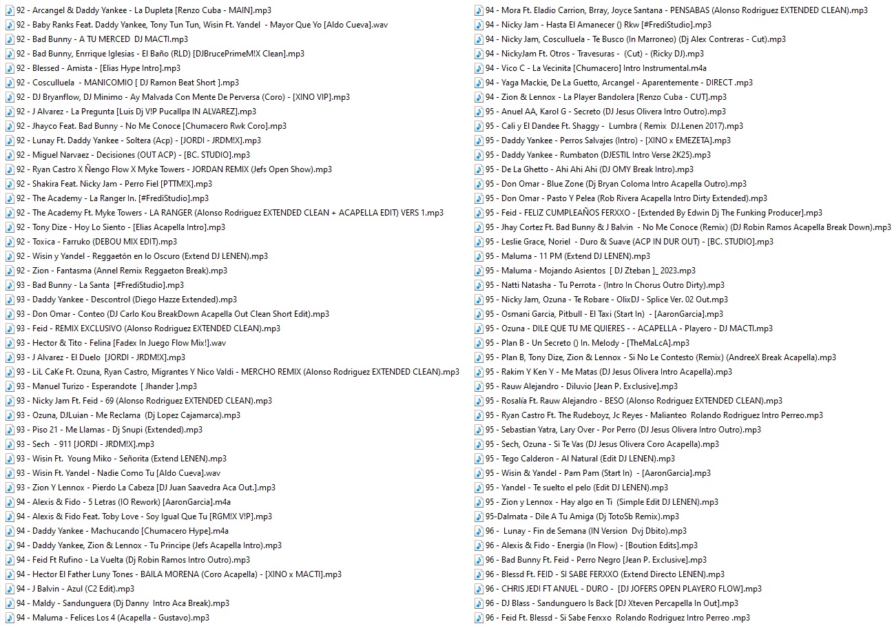 Pack Reggaeton Éxitos +240 MP3 320 kbps (Colección Premium) - Image 3